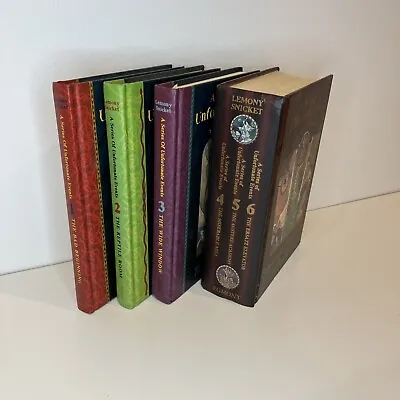 Lemony Snicket A Series Of Unfortunate Events  Books 1-6  (Hardcover) • £4.95