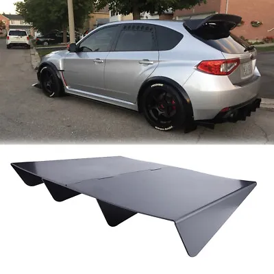 For Subaru BRZ WRX Impreza Rear Diffuser Bumper 4 Fins Splitter Spoiler Chin Lip • $57.11