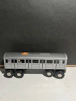 Munipals MTA NYC B Train Subway 6th Ave Express Culver Express Wooden • $24.99