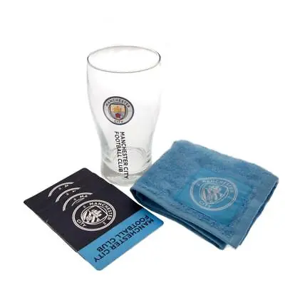 Manchester City FC Mini Bar Set (football Club Souvenirs Memorabilia) • £20.37