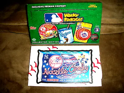 2016 Wacky Packages Series Box Topper  NOODLE CANDY  + Empty Collector Box • $7.99