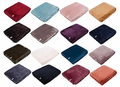 Heat Holders - 1.7 TOG Large Fleece Thermal Throw Blanket For Home Or Camping • £27.99