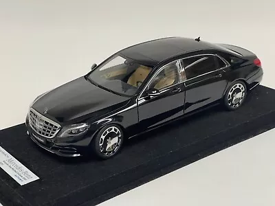 1/18 AutoArt Mercedes Benz Maybach S Klasse ( S600 ) Black Suede Base   76293 RH • $249.95