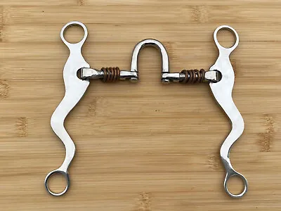 Western Correction Port Roping Bit Copper Rollers & Mike Beers Style Cheeks ~ 5  • $38