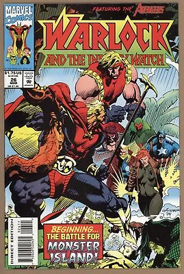 Warlock Infinity Watch 26 (1992 Marvel) Battle For Monster Island Starlin VF/NM • $1.99