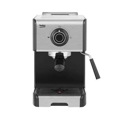 Beko Coffee Maker Espresso Cappuccino CEP5152B Manual Pump Inox 1.4L Water Tank • £70.29