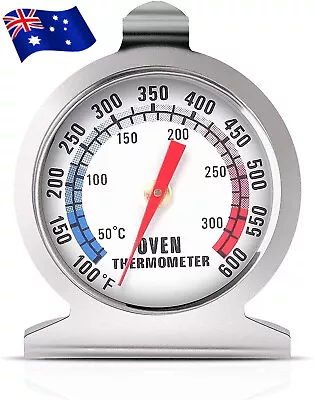 Stainless Steel Oven Thermometer Large Dial Kitchen Food Temperature • $11.99