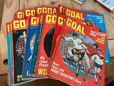 £3 • Buy GOAL Weekly Football Magazine 1960s - Choose From List