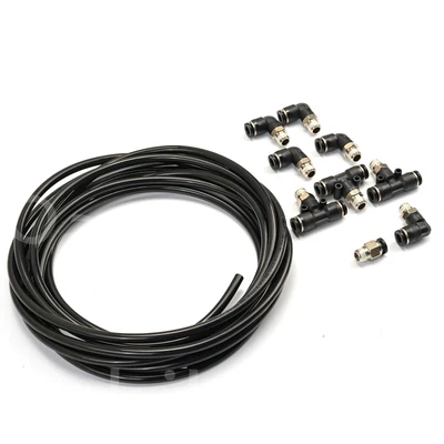 $34.84 • Buy PUSH LOCK Boost Vacuum Line Fitting Kit For Turbo EVO Vehicle Twin Wastegate 1/8