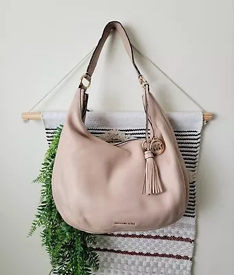 Michael Kors Tassel Charm Hobo Shoulder Bag Purse Handbag • $75