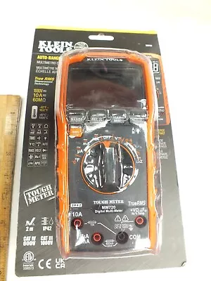 New Klein Tools Mm720 Auto Ranging Digital Multimeter - Meter With Probes • $21.50