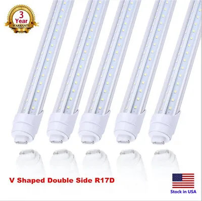 R17D HO Base Rotatable Led Tube Light 8ft F96 Replace Fluorescent Bulb Shop Lamp • $271.99