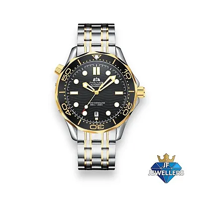 £53.99 • Buy Mens Luxury Automatic Luminous Sea Master Steel Strap Homage Watch 4 Colours
