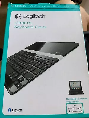 Logitech Ultrathin Keyboard Cover Black For IPad 2 And IPad (3rd/4th Gen)  • $20