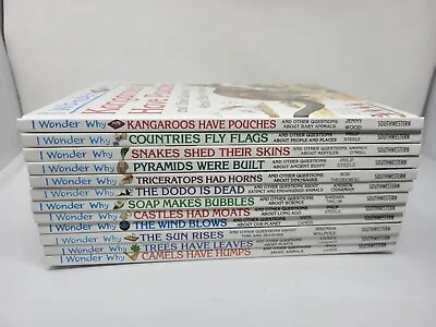 Lot Of 12 I Wonder Why Science Educational Books Homeschool Teacher • $39.95