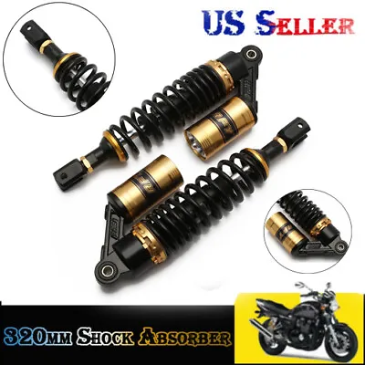 320mm 12.5  Rear Air Shock Absorber Suspension ATV Motorcycle Dirt Bike Scooter • $66.99