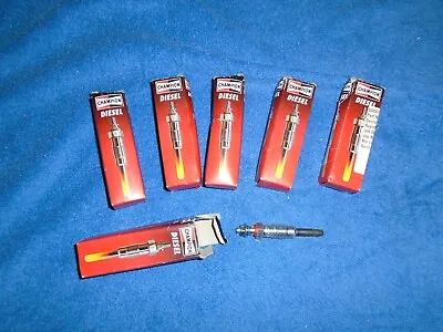 BMW E30 324d Td E36 325td Tds E34 E39 524td Tds 6 X Champion Glow Plugs • $37.90