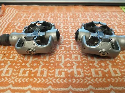 RITCHEY SILVER DUAL SIDE CLIPLESS BICYCLE VINTAGE PEDALS 9/16 Left And Right • $24