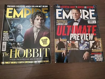 Empire Magazine September & October 2012 The Hobbit Dark Knight Rises Skyfall • £2.25