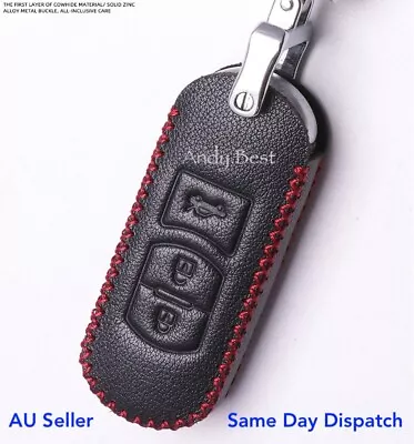 $17.99 • Buy For Mazda 2 3 5 6 CX3 CX5 CX7 Car Key Case Cover Remote Geniue Leather