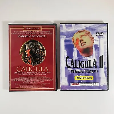 Caligula (20th Anniversary Ed DVD) + Caligula II: Messalina Messalina (Unrated) • $29.99
