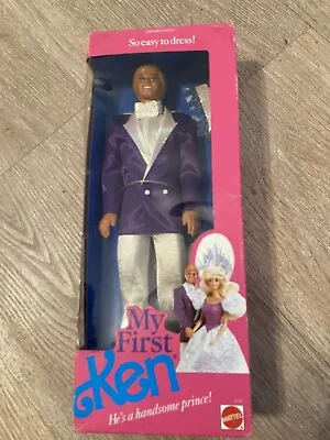 Vintage 1989 Barbie Boyfriend My First Ken Doll # 9940 New Original Box Mattel • $24