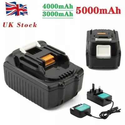 6000mAh Li-ion Battery/Charger For Makita 18V BL1830 BL1840 BL1850 BL1860 LXT400 • £43.90