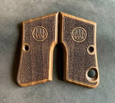 Beretta 950 Jetfire Walnut Wood Grips. 950 950B Grips. No Safety Cut. Gritty.  • $40