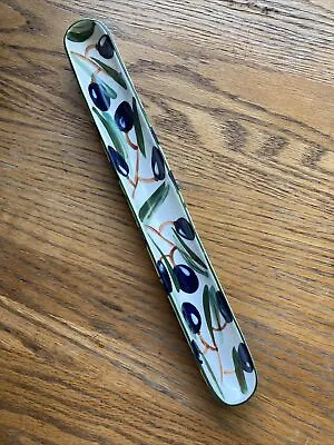 Olive Serving Dish 2007 Made In Mexico 13” Long • $9