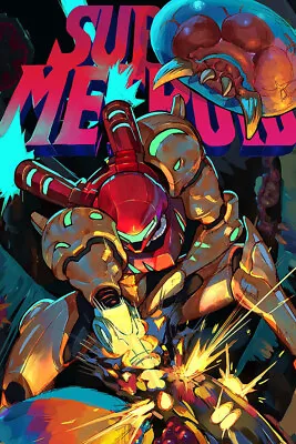 Super Metroid Poster Wall Art Decor Photo Prints 16x24 20x30 24x36 • $20.99