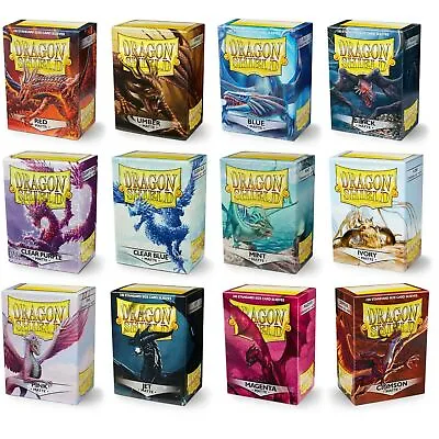 Dragon Shield - Standard Matte & Dual Matte Sleeves 100 Pack - MTG - Pokemon • £5.90