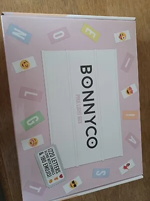 Bonnyco Pink Light Box Marquee LED With 400 Letters & Emojis & 2 Markers Signs • £5