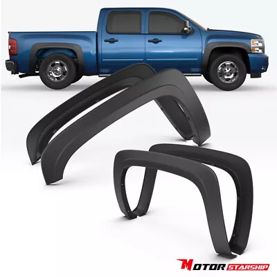 4PCS Factory Style Fender Wheel Flares For 2007-13 Silverado 1500 2500HD/3500HD • $69.89