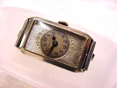 Vintage 14K GOLD FD Antique Pre 1920 Art Deco Lady GRUEN Watch • $9.99