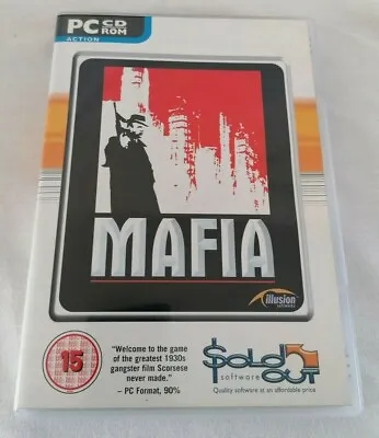 Mafia (2002) PC Video Game Action Adventure Mafia Sold Out Software • £4.99
