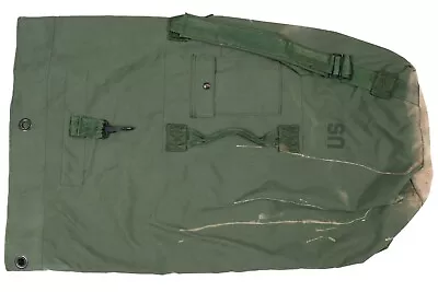 Top Loading Military Duffle Bag US Army Sea Bag Sack Deployment Pack OD Green • $18.95