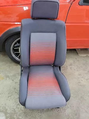 VW Golf GTI Mk2 Passenger/Right Side Front Seat Red Rainbow • $399