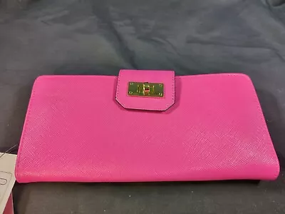 New Katydid Pink Jewelry Organizer Clutch Merona Trifold Hot Zippers. • $10