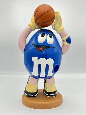 £10.29 • Buy M&Ms Blue Basketball Player Milk Chocolate Candy Dispenser 33cm Tall Collectable