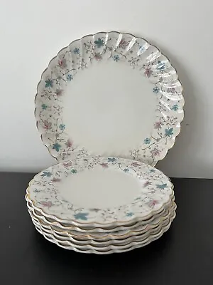 Vintage Myott's Plates China-Lyke Ware Minuet Pattern 1 Lunch / Cake 6 Small • £15