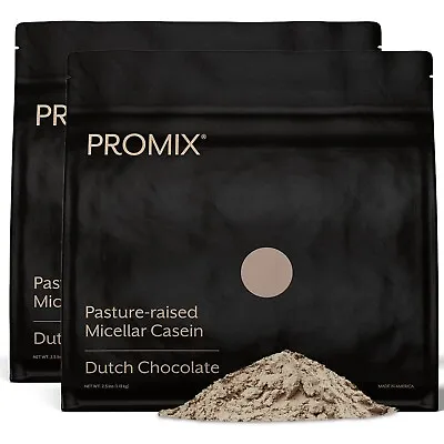 Promix Casein Protein Powder Chocolate 5lb Bulk - Grass-Fed & 100% All Natural • $130.99