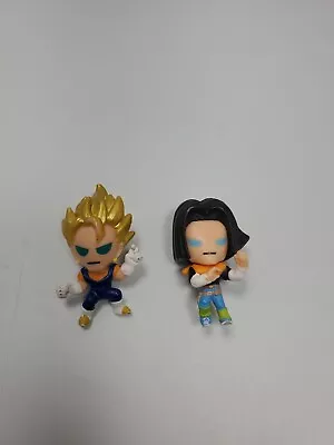 DRAGON BALL ZSS Vegito ORIGINAL MINIS 2  Mini Collectible + 2  Mini Android 17  • $5