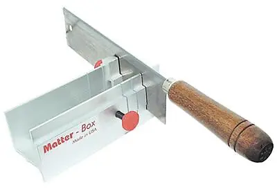 Matt Miter Box With Saw Du-Matt Matter Jig For Cutting Wax Tubes Slices - TC0600 • £599.97