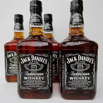 $690 • Buy Jack Daniels 1.75L  43% Short Stout Shape Bottle For Older Timber Cradles****43%