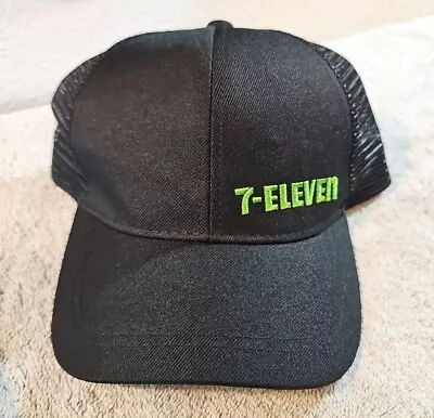 7-Eleven Black Adjustable Cap Great Condition • $12.99