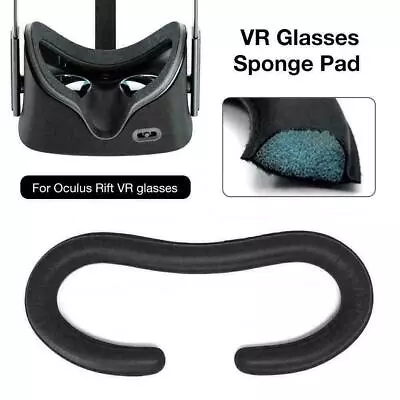 Leather Cushion Face Pads Eye Foam Mask Pad Cover For Oculus Rift G5O3 CV1 E7M2 • $7.55