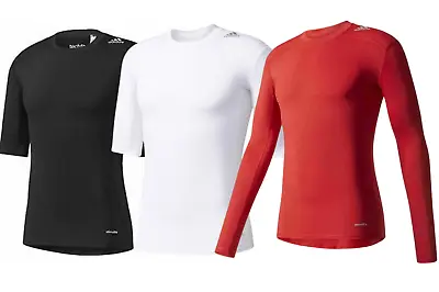 £9.99 • Buy Adidas TechFit Base Layer Shirt~Mens Compression Top~ClimaLite~All Sizes~RRP £22