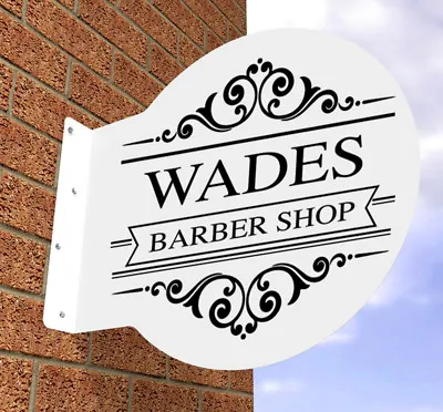 £39.95 • Buy Shop Sign Double Sided Projecting Sign Hanging Sign Printed With Your Details