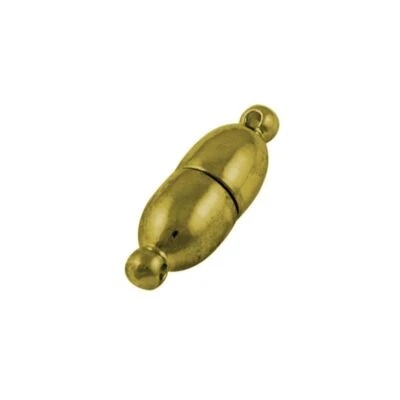 £3.29 • Buy Brass Magnetic Clasps Gold Oval 7x21mm Pack Of 3
