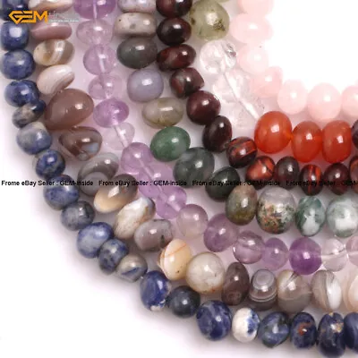 Freeform Natural  8-10x10-12mm Nugget Stone Loose Beads For Jewelry Making 15  • $4.16